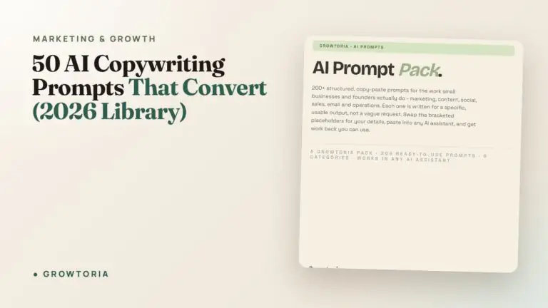 50 AI Copywriting Prompts That Convert (2026 Library)