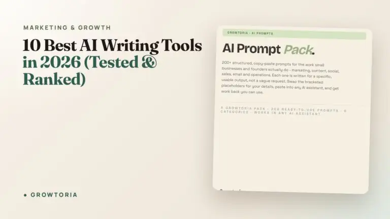 10 Best AI Writing Tools in 2026 (Tested & Ranked)