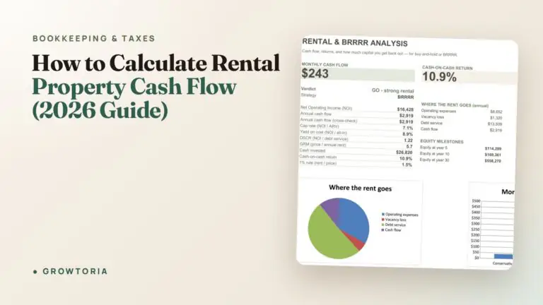 How to Calculate Rental Property Cash Flow (2026 Guide)