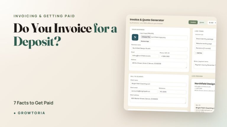 Do You Invoice for a Deposit? 7 Facts to Get Paid