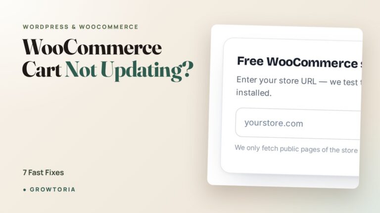 WooCommerce Cart Not Updating? 7 Fast Fixes