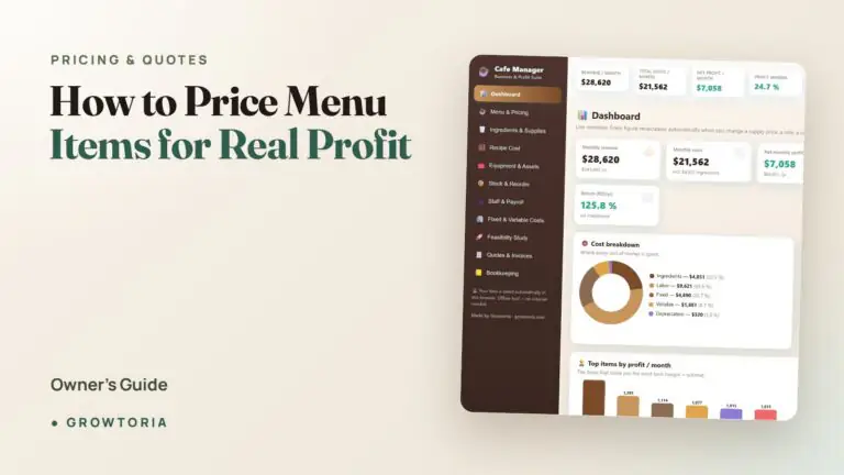how to price menu items - featured image