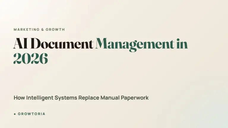 AI Document Management in 2026: How Intelligent Systems Replace Manual Paperwork