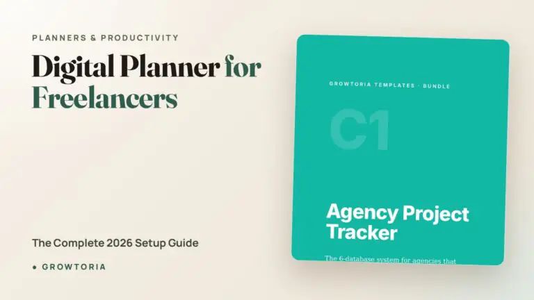 Digital Planner for Freelancers: The Complete 2026 Setup Guide