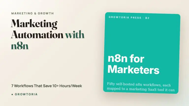 Marketing Automation with n8n: 7 Workflows That Save 10+ Hours/Week