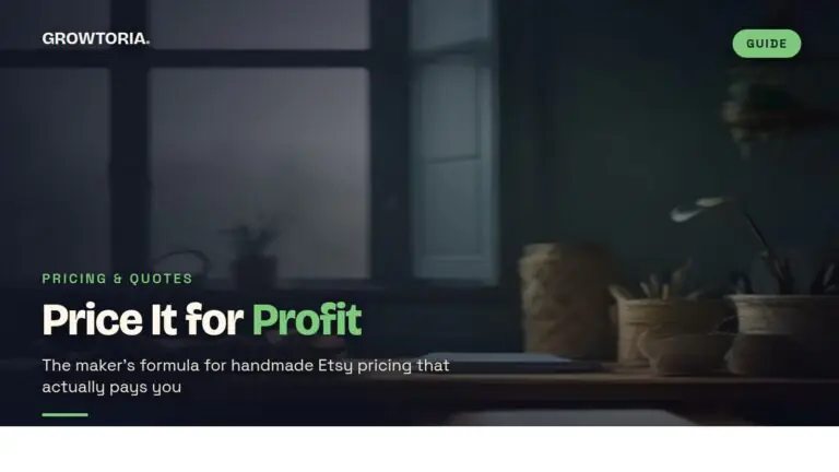 how to price handmade products for etsy - featured image