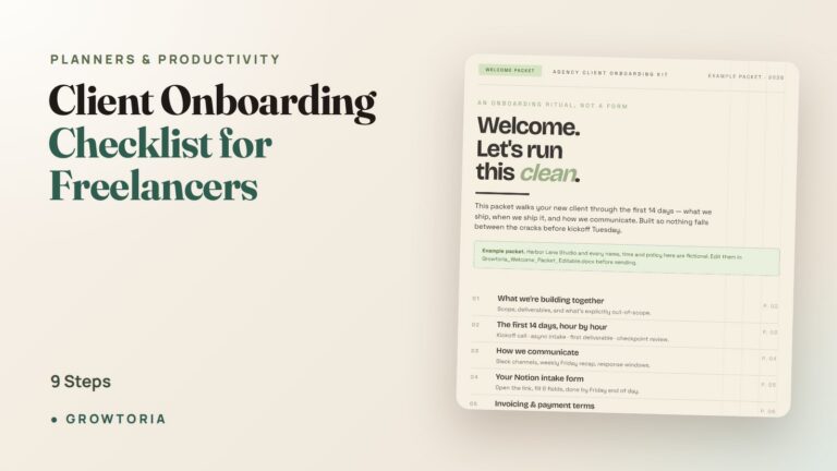 Client Onboarding Checklist for Freelancers: 9 Steps