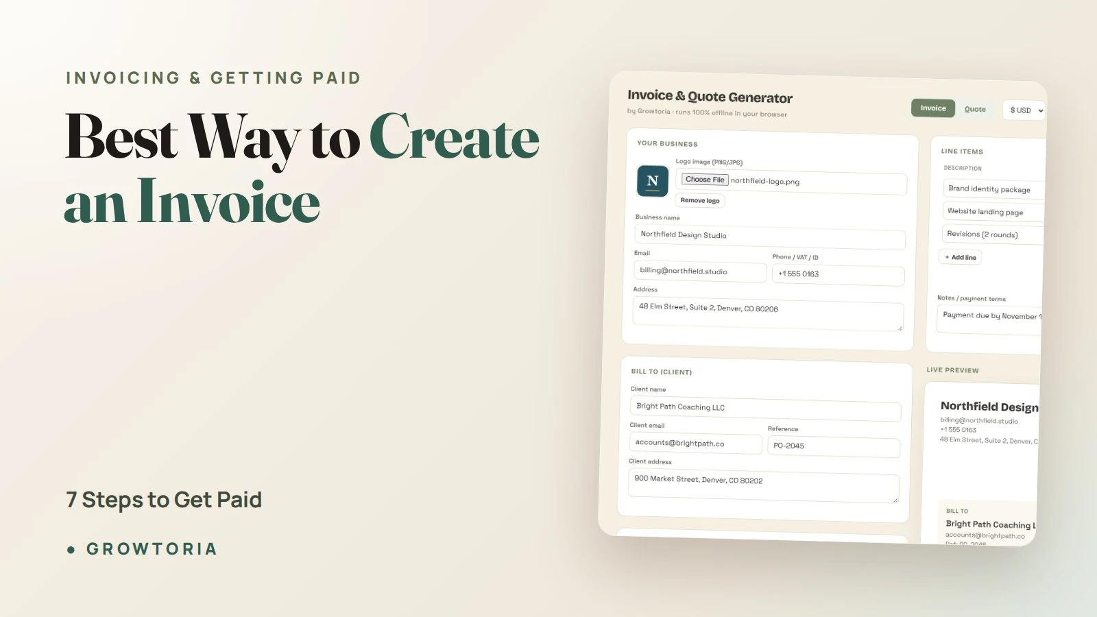 Best Way to Create an Invoice: 7 Steps to Get Paid