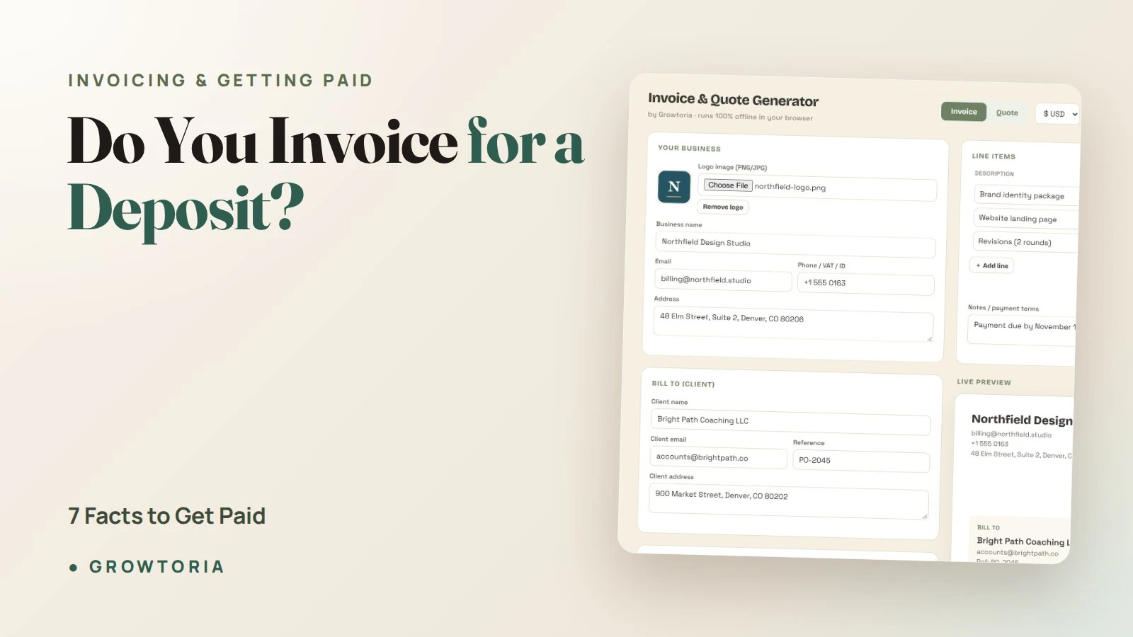 Do You Invoice for a Deposit? 7 Facts to Get Paid