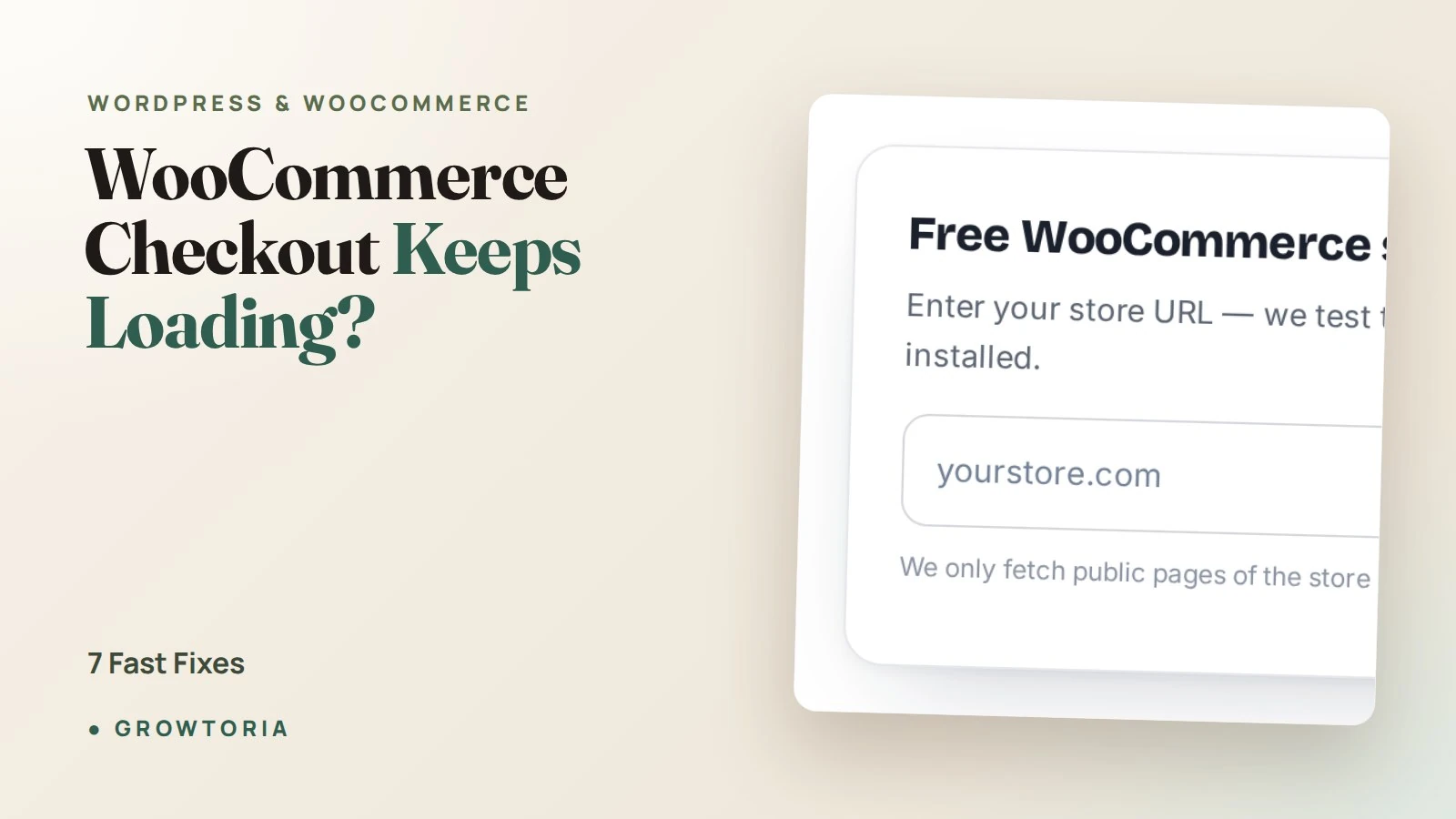 WooCommerce Checkout Keeps Loading? 7 Fast Fixes