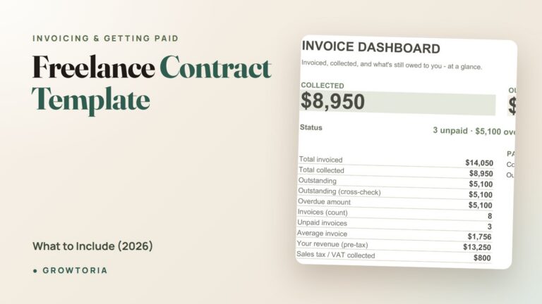 Freelance Contract Template: What to Include (2026)