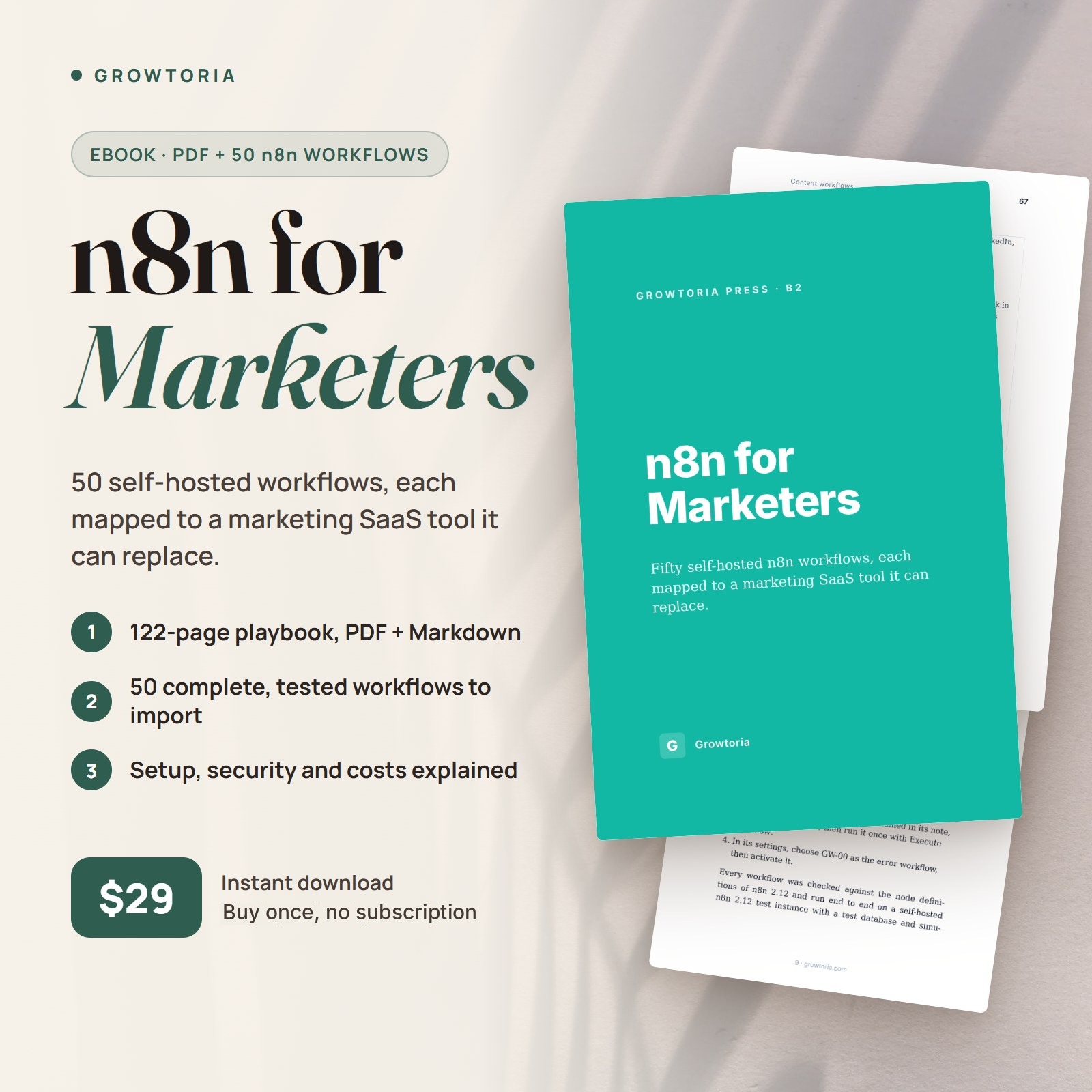 n8n for Marketers: 50 Self-Hosted Workflows